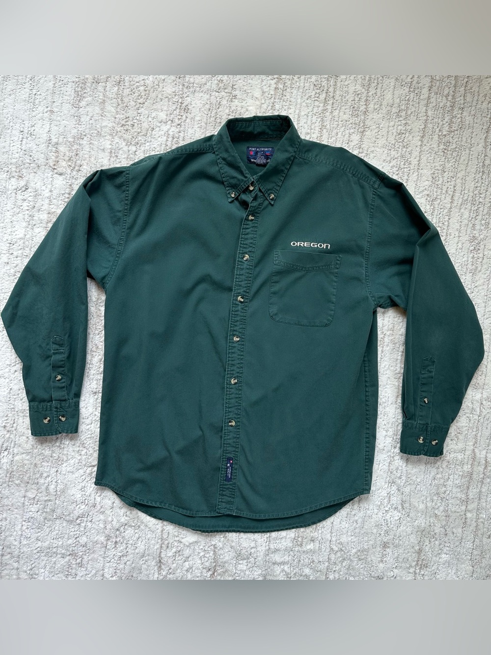 Vintage Oregon Ducks Button Down Shirt Men’s M Port Authority